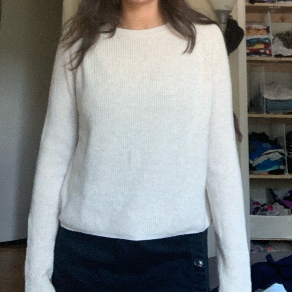 Tan/Cream Brandy Melville Sweater